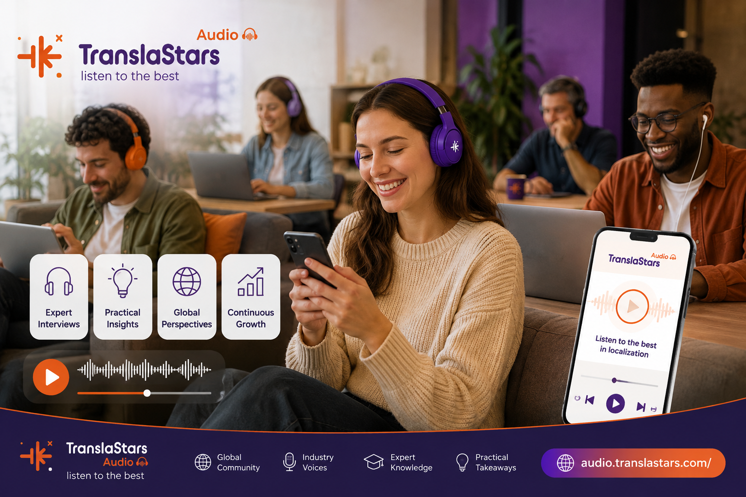 TranslaStars Audio - Listen to the Best